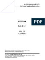 WT7514LV130 Datasheet