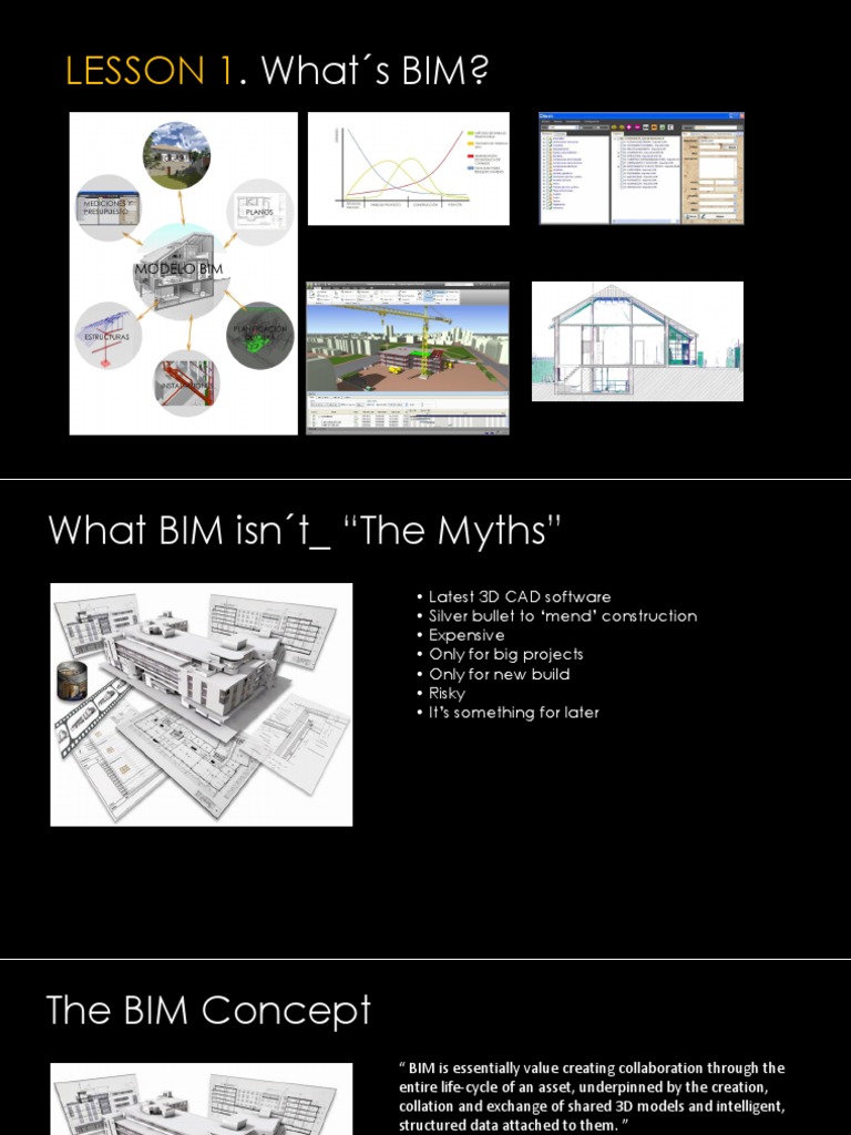 What S BIM?: Lesson 1 | PDF