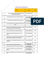 Project List for Cs_it Ieee