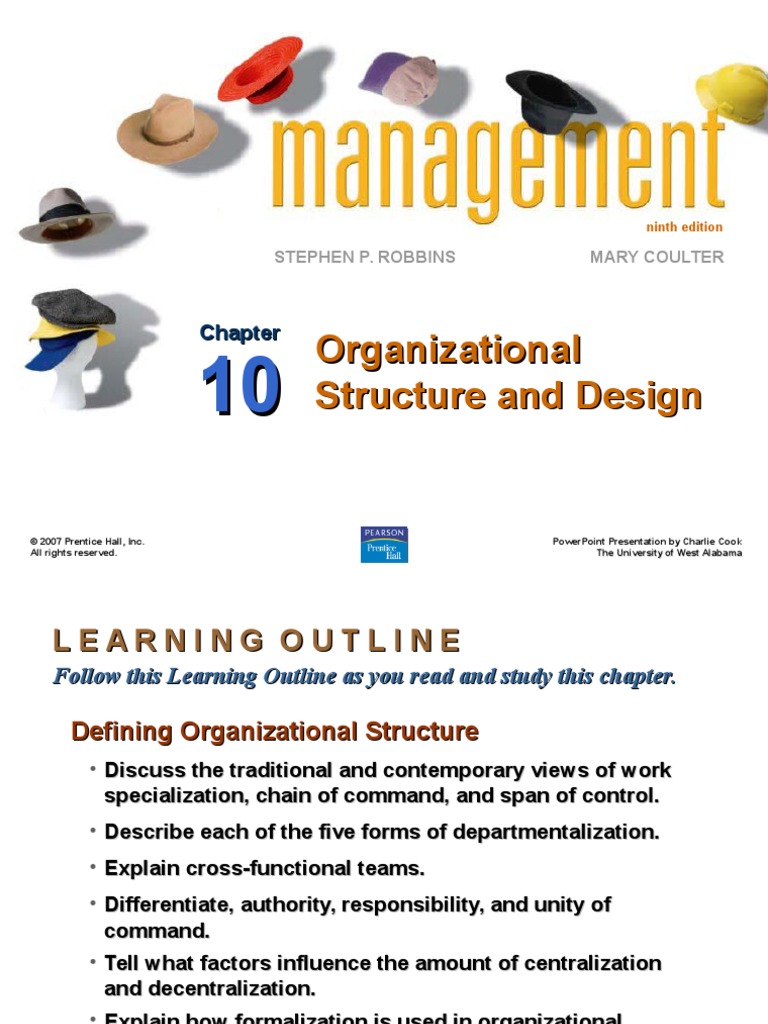 Chapter 10 Organizational Structure and Design | PDF | Organizational ...