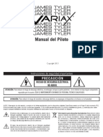 James Tyler Variax Pilot's Guide - Spanish (Rev E) PDF