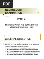 Neurologic Examination