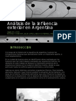 Análisis de La Influencia Exterior en Argentina