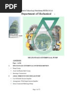 Multi Stage Centrifugal Pump