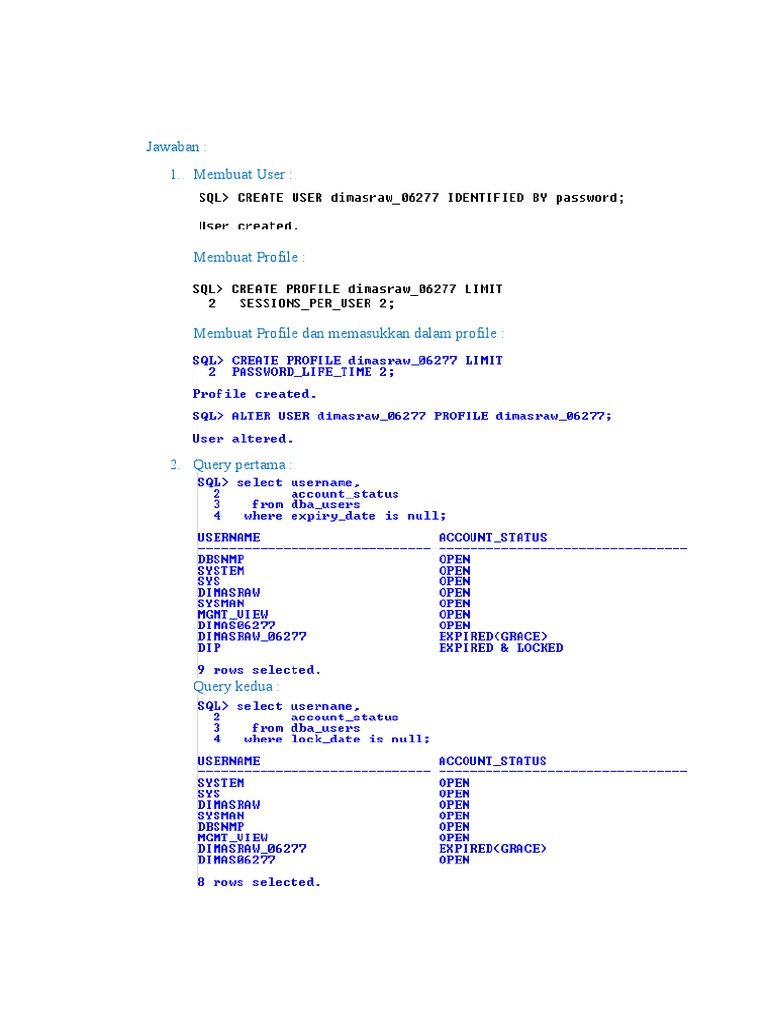 Soal Praktikum Basis Data Modul 1 Informatika