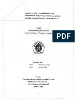 Faktor-Faktor Yang Berpengaruh Terhadap Ketepatan Waktu Pelaporan Keuangan Bukti Empiris Emiten Di Bursa Efek Jakarta PDF