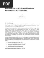 Download Pedoman Guru UKS Sebagai Panduan Pelaksanaan UKS Di by Anonymous GF9qEM2Enj SN269651830 doc pdf