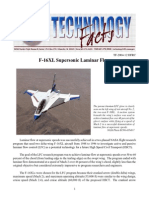 F16XL Supersonic Laminar Flow