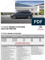 Citroen GD C4 PICASSO Lista de Preturi 05 20151