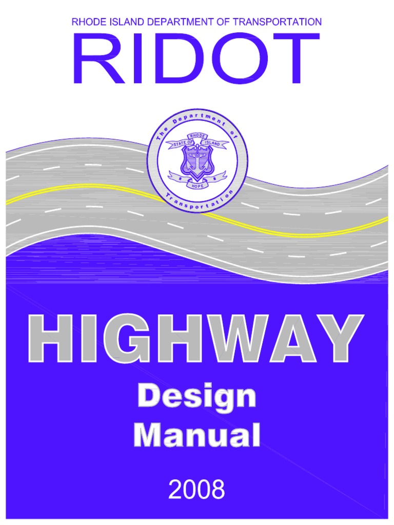 RIDOT Highway Design Manual Overview | PDF | Controlled Access Highway ...