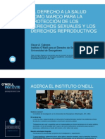 El Marco Del Derecho A La Salud para La Protección Jurídica de Los Dsdr-Oscar Cabrera PDF
