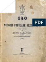 130 de Melodii Populare Aromâneşti - 1937 - Ioan Caranica