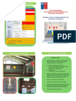 5 Diptico Bodega Comun y Almacenamiento Pequeñas Cantidades - Segun DS 78 - 09