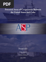 Potential Areas of Cooperation US and Cuba