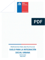 Propuesta de Políticas de Suelo Para Integración Social (CNDU, 2015) - Doc. Final