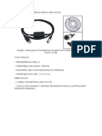 Cable de Transferencia Sokkia Usb A RS232