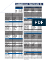2015-16 Jets Regular Season Schedule
