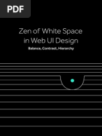 Uxpin Zen of White Space. Balance, Contrast, Hierarchy.