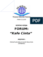 Kertas Kerja Forum Kafe Cinta