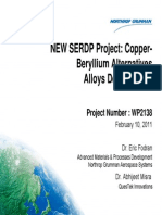 Copper-Beryllium Alternatives