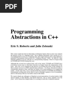 Programming Abstractions in C++