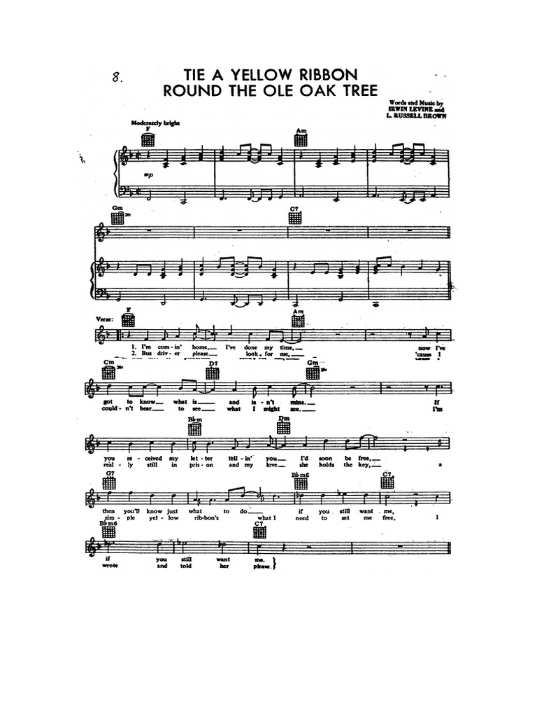 Tie a Yellow Ribbon...