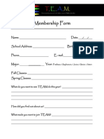 Membership Form