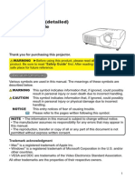 Projector Manual 5524
