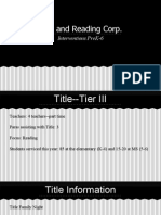Title and Reading Corp