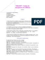 NBR 9077 - Saídas Emergência Edifícios