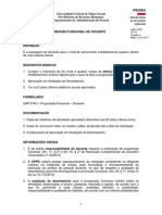 Regras Progressão Docente UFMG