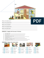 Rooms in The House Worksheet 3