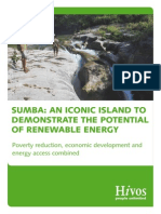 Sumba an Iconic Island Demonstrating Renewable Energy