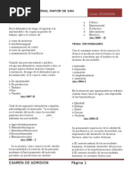 Pregunta ECONOMIA Examen Admision UNMSM Por Años