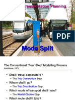 Mode Split (Model Pemilihan Moda Transportasi)