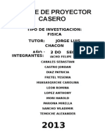 Proyector Casero