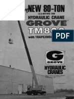 Grove TM800 8x4 Specifications Hydraulic Cranes