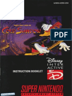 Maui Mallard in Cold Shadow Manual SNES