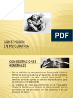 Contencion en Psiquiatria