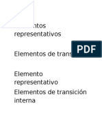 Elementos Representativos