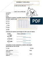 Examen de Valor Absoluto y Relativo