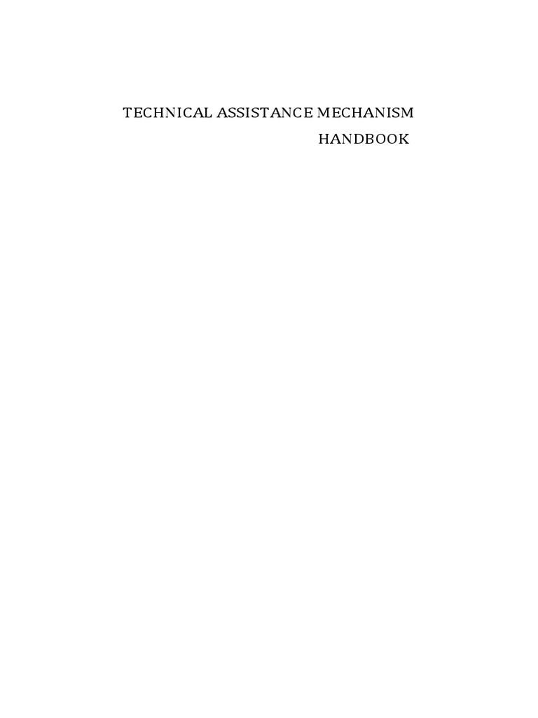 Technical Assistance Handbook for DepEd | PDF | Needs Assessment ...