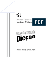  Curso Especial de Dicção