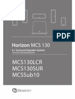 MCS130 System Service Manual - SM