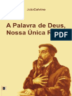 Livro Ebook A Palavra de Deus Nossa Unica Regra