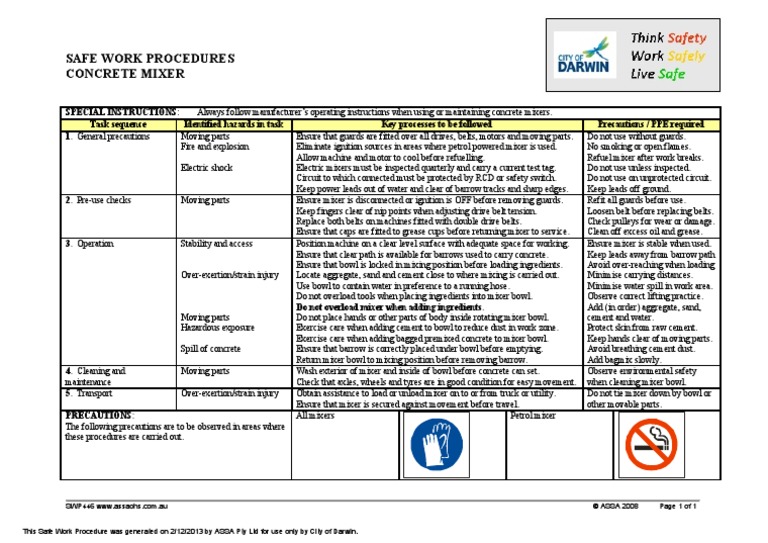 Concrete Mixer.PDF Belt (Mechanical) Mixer (Cooking)