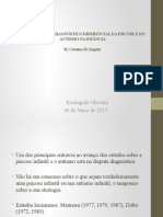 Notas Sobre o Diagnóstico Diferencial Da Psicose e Do Autismo Na Infância