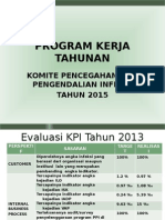 Program Kerja Tahunan 2015