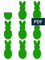 Green Bunny Printable
