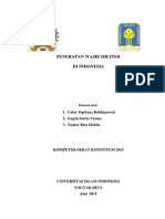 Download Pro-Kontra Penerapan Wajib Militer di Indonesia by Yuniar Riza Hakiki SN269745637 doc pdf